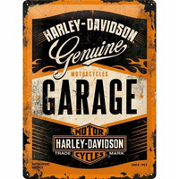 Plakat 30 x 40cm Harley-Davidson Garage