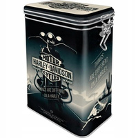 Metalowa Puszka z Klipsem Harley-Davidson