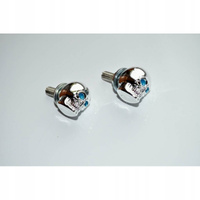 Ozdobne Śruby Tablicy Rejestracyjnej Czacha Skull