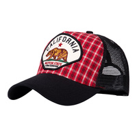 CZAPKA TYPU TRUCKER KING KEROSIN RED BEAR CZARNA