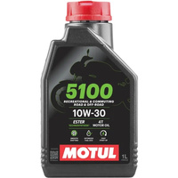 Olej do silników 4T MOTUL 5100 SAE 10W30 SM JASO MA-2 Półsyntetyczny 1L