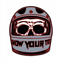 Naklejka Motocyklowa Down-n-Out Show Your Tites