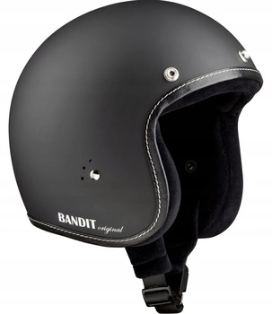 Kask Otwarty Jet Bandit Premium Dull Black