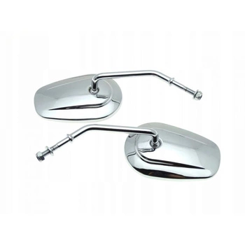 Chromowane lusterka Harley-Davidson – metalowe, komplet