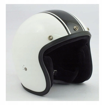 KASK OTWARTY JET BANDIT KLASYCZNY BIAŁY / CZARNY