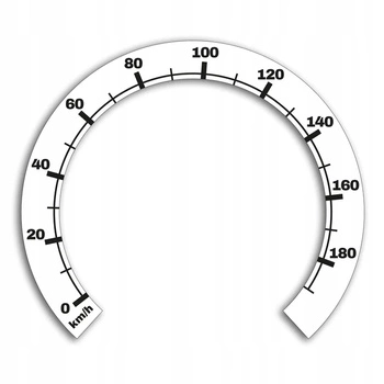 Naklejka Prędkościomierza Harley-Davidson Softail, Dyna 2004 - 2017
