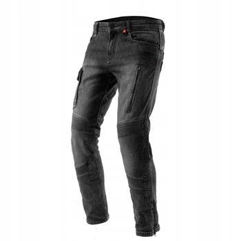 Spodnie Motocyklowe Jeans Rebelhorn Vandal Monolayer Washed Black