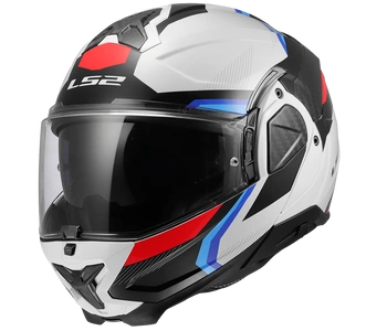 Kask motocyklowy LS2 Advant II FF910 Triple White Blue Red 
