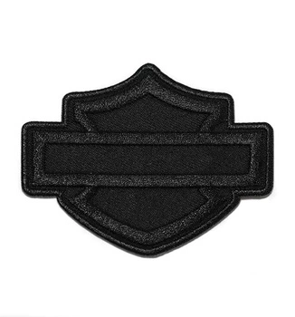 Naszywka Harley-Davidson Black on Black Bar & Shield