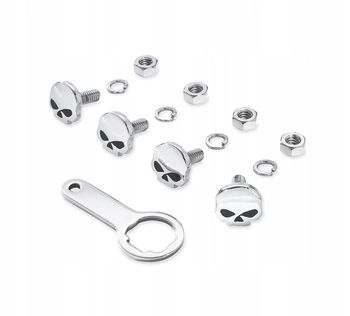 Śruby Do montażu Tablicy Rejestracyjnej Harley Skull