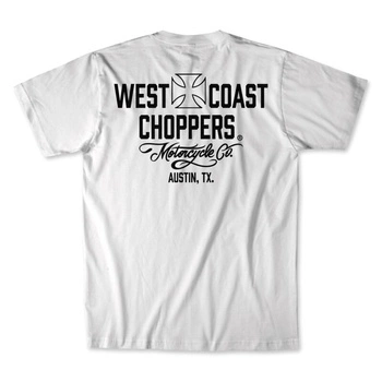Koszulka West Coast Choppers Motorcycle Co. White 2XL – 100% Bawełna