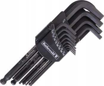 Klucze imbusowe calowe 12-częściowy zestaw