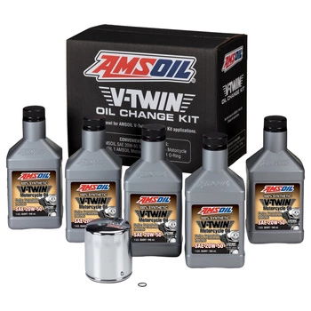 Amsoil Zestaw serwisowy Olej 5 szt, filtr, o-ring,  Harley Davidson M8