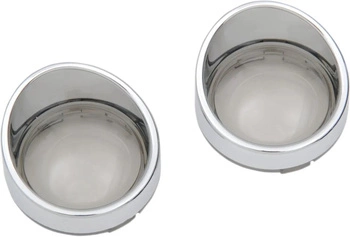 Klosz kierunkowskazu z daszkiem w stylu Deuce Harley Davidson (2szt) smoke