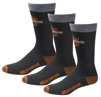Skarpetki Harley Davidson Rider Mid Calf 3-pack rozmiar