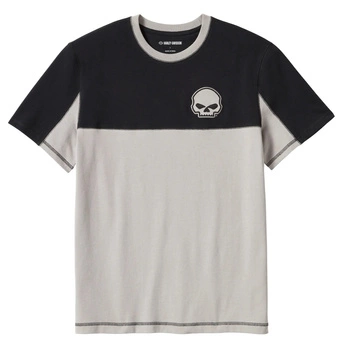 Koszulka Harley-Davidson Willie G Skull Colorblock black/grey